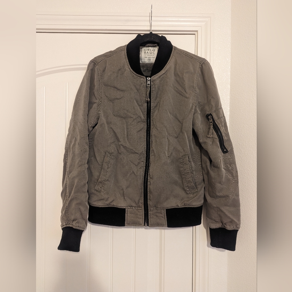 Cielo green bomber jacket